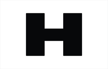 Fototapeta premium Elegant Letter H logo Vector Template Initial Letter H Logo Design Vector Template. Creative And Modern H logo