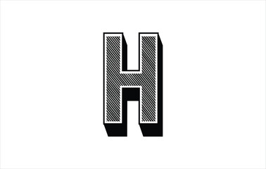 Elegant Letter H logo Vector Template Initial Letter H Logo Design Vector Template. Creative And Modern H logo