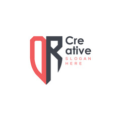 initial monogram letter logo with creative design.