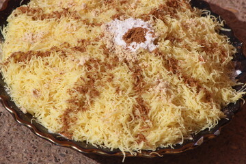 Moroccan Seffa Close Up, Traditional Moroccan Dish