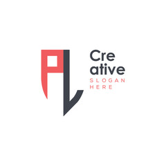 initial monogram letter logo with creative design.