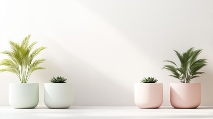 Fototapeta premium Simple Modern Room Scene