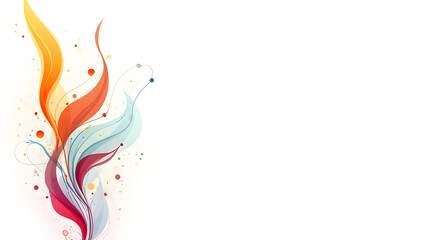 abstract background with red smoke