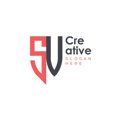 initial monogram letter logo with creative design.