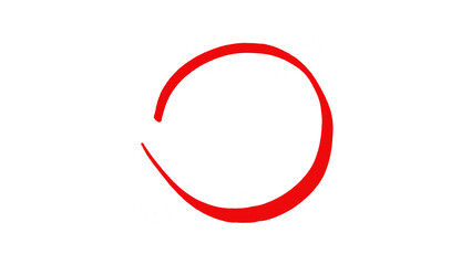 Red highlight circle icon on transparent background. Bright red scribble ovals and bubbles to circle and highlight text. Highlight circle icon png.
