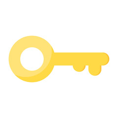 Key Flat Flat Icon