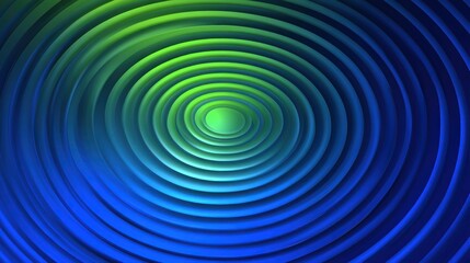 Fototapeta premium Concentric circles radiate outward in a vibrant gradient.