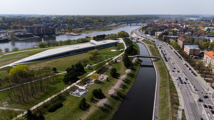 Lithuania, Kaunas City and Architecture from Above 04 18 2025