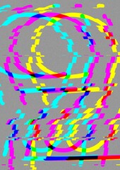 abstract colorful background with splashes