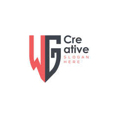 initial monogram letter logo with creative design.