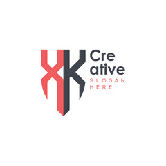 initial monogram letter logo with creative design.