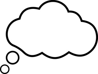 Comic Speech and Thought Bubble Icons – Blank Cartoon Dialogue Balloons