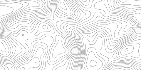 Topographic gradient line map. Abstract circle lines background. Abstract blank detailed topographic contour map. Background of the topographic map. Line topography map contour background. 
