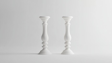 White Pillars with Minimalist Studio.