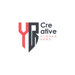 initial monogram letter logo with creative design.