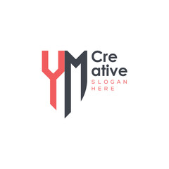 initial monogram letter logo with creative design.