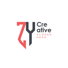 initial monogram letter logo with creative design.