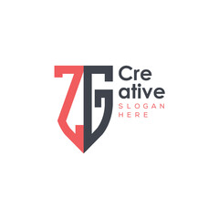 initial monogram letter logo with creative design.