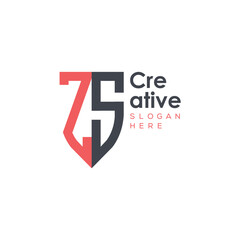 initial monogram letter logo with creative design.