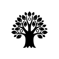 creative details Fantasy tree icon Vector Illustration  