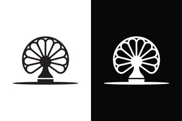 Fan icon vector on White Background ,Vector Art Illustration on white background.