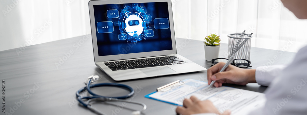 Poster chatbot software application for brisk online business that automatically reply to customer question