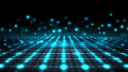 Fototapeta premium Abstract Light Grid: Futuristic, Glowing