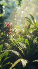 Fototapeta premium tropical jungle background