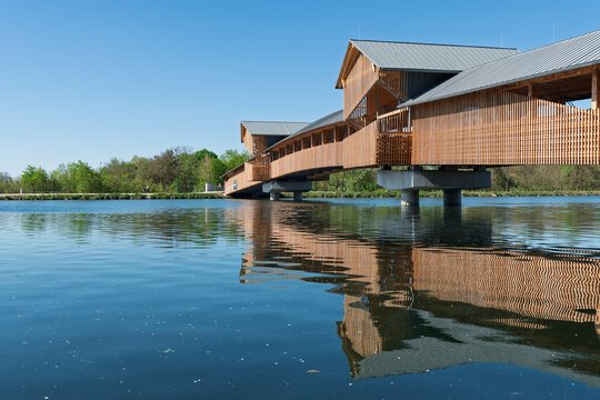 Neue R&ouml;merbr&uuml;cke in Wels an der Traun Ober&ouml;sterreich