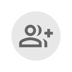 Group Add Outlined Icon