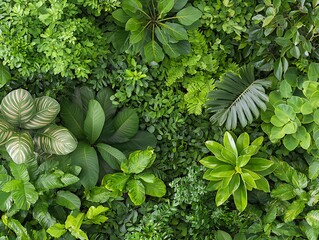 Lush Green Plant Wall (1)