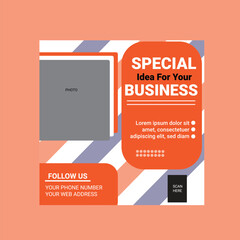 Modern social media post design