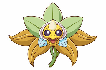 Obraz premium orange lily isolated on white