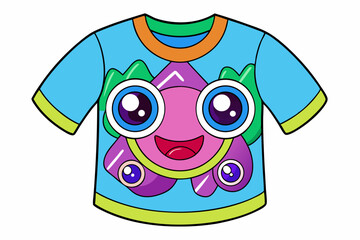 t shirt with colorful clothes