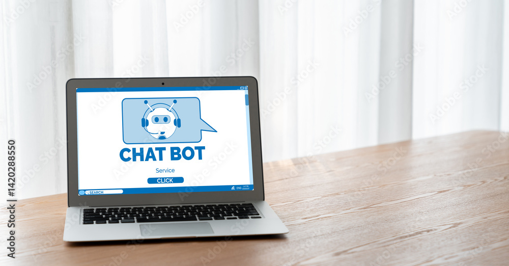 Poster chatbot software application for modish online business that automatically reply to customer questio