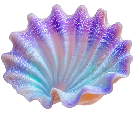 PNG Cute sea shell clam white background invertebrate.