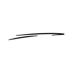 Doodle grunge lines, scrawls, underlines strikethroughs. Vector illustration 