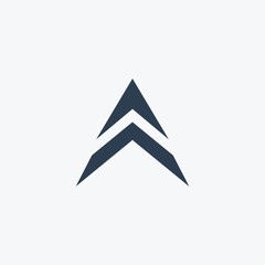 Abstract letter a logotype