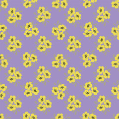 Obraz premium Floral Pattern NAture Design Fabric Textile Illustration Vector 