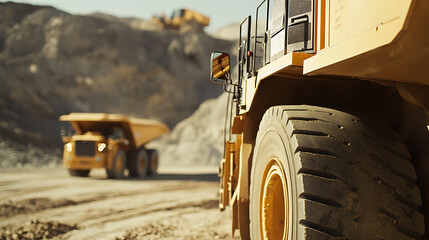 Logistics coordinator in lithium mine verifying transport schedules. Featuring efficiency and organization