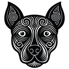 Stylized Wildlife Line Drawing