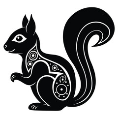 Line Drawing of Stylized Turtle