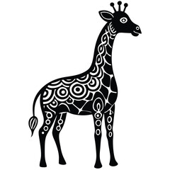 Stylized Black and White Artwork