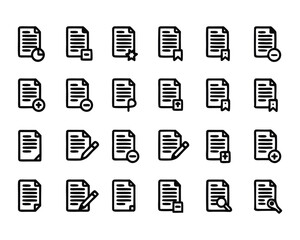 Copy icon set