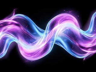 Abstract vibrant wavy design