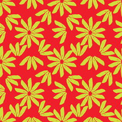 Floral Pattern NAture Design Fabric Textile Illustration Vector
