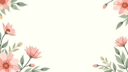 Fototapeta premium spring flower abstract clipart background