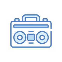 Radio  Icon vector stock illustration