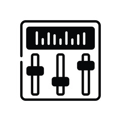 Equalizer  Icon vector stock illustration