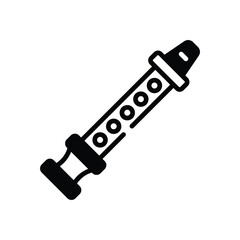 Flute  Icon vector stock illustration